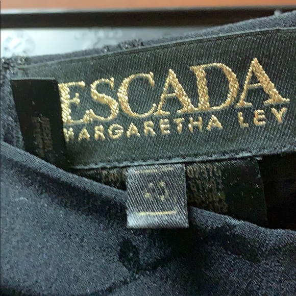 Escadablack long silk skirt